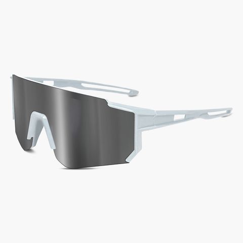 Solid Sunglasses Frostbite White