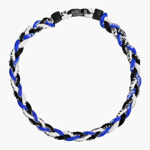 Rope Necklace Blue, Black, White
