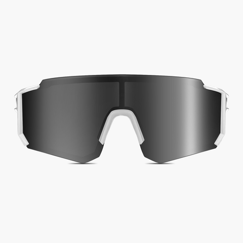 Solid Sunglasses Frostbite White